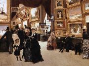 edouard Joseph Dantan Un Coin du Salon en 1880 Sweden oil painting artist